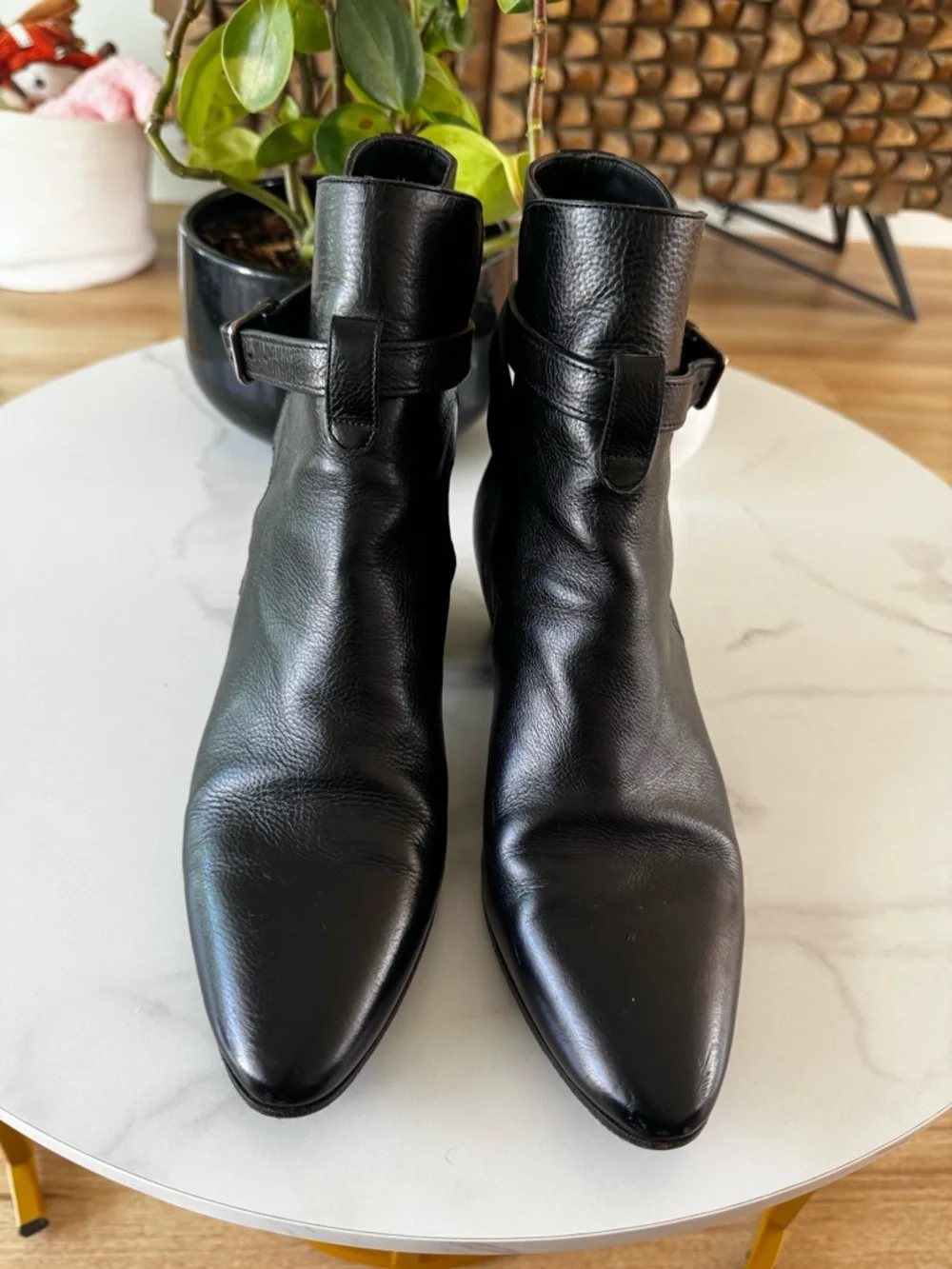 Saint Laurent West Jodphur Hammered Bootie - Picture 3 of 7